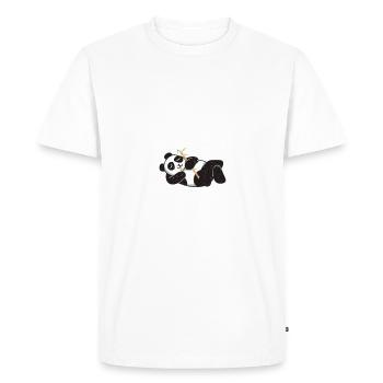 Panda Gifts Panda Lover - Men's Premium Organic T-Shirt - white - Front - Nico (187cm)