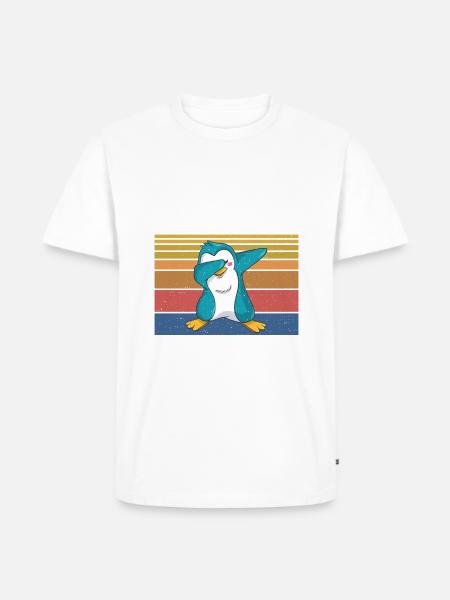 Pinguinliebhaber Pinguin Geschenke - Männer Premium Bio T-Shirt - Weiß