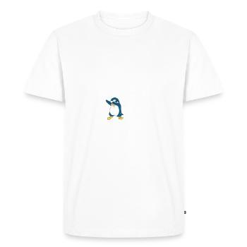 Penguin Lover Penguin Gifts - Men's Premium Organic T-Shirt - white - Front - Nico (187cm)