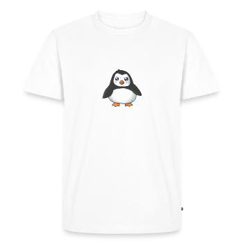 Penguin Lover Penguin Gifts - Men's Premium Organic T-Shirt - white - Front - Nico (187cm)