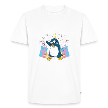 Penguin Lover Penguin Gifts - Men's Premium Organic T-Shirt - white - Front - Nico (187cm)