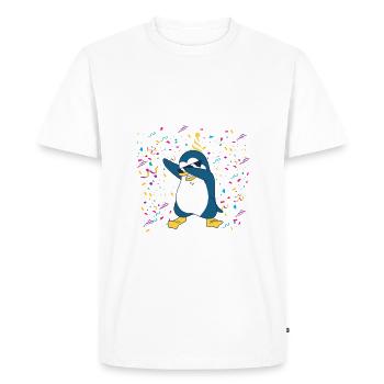 Penguin Lover Penguin Gifts - Men's Premium Organic T-Shirt - white - Front - Nico (187cm)