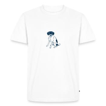 Beagle Gift Beagle Owner - Men's Premium Organic T-Shirt - white - Front - Nico (187cm)