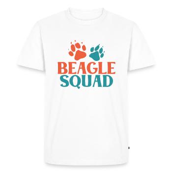 Beagle Gift Beagle Owner - Men's Premium Organic T-Shirt - white - Front - Nico (187cm)