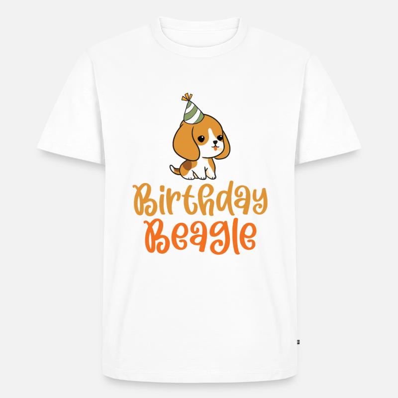 Beagle Geschenk Beagle Besitzer - Männer Premium Bio T-Shirt - Weiß