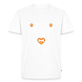 Beagle Cadeau Beagle Propriétaire - T-shirt Premium bio Homme - blanc - Devant - Nico (187cm)