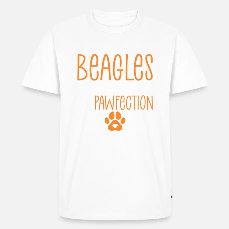 Beagle Geschenk Beagle Besitzer - Männer Premium Bio T-Shirt - Weiß
