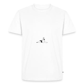 Cadeaux de berger allemand - T-shirt Premium bio Homme - blanc - Devant - Nico (187cm)