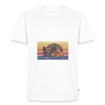 Cadeaux de berger allemand - T-shirt Premium bio Homme - blanc - Devant - Nico (187cm)