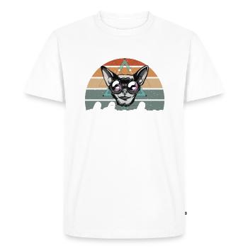 Chihuahua Gifts Chihuahua Owner - Men's Premium Organic T-Shirt - white - Front - Nico (187cm)