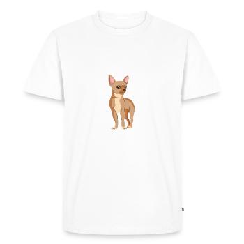 Chihuahua Gifts Chihuahua Owner - Men's Premium Organic T-Shirt - white - Front - Nico (187cm)