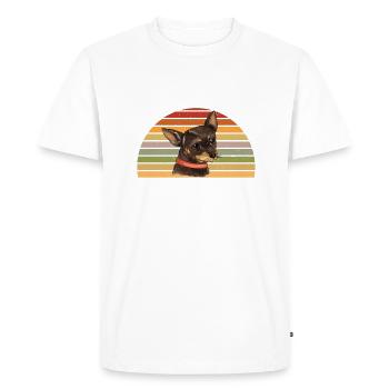 Chihuahua Gifts Chihuahua Owner - Men's Premium Organic T-Shirt - white - Front - Nico (187cm)