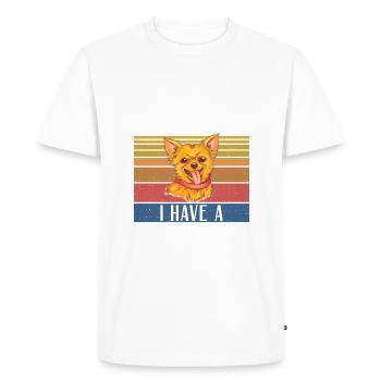 Chihuahua Gifts Chihuahua Owner - Men's Premium Organic T-Shirt - white - Front - Nico (187cm)