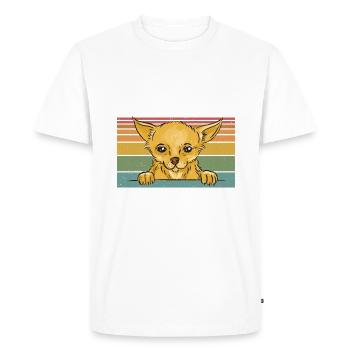 Chihuahua Gifts Chihuahua Owner - Men's Premium Organic T-Shirt - white - Front - Nico (187cm)