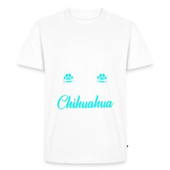 Chihuahua Gifts Chihuahua Owner - Men's Premium Organic T-Shirt - white - Front - Nico (187cm)