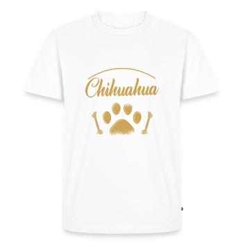 Chihuahua Gifts Chihuahua Owner - Men's Premium Organic T-Shirt - white - Front - Nico (187cm)