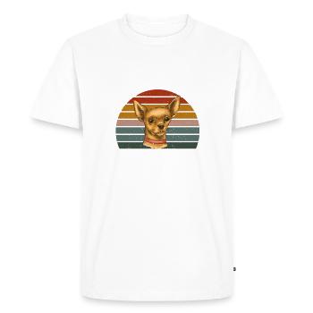 Chihuahua Gifts Chihuahua Owner - Men's Premium Organic T-Shirt - white - Front - Nico (187cm)