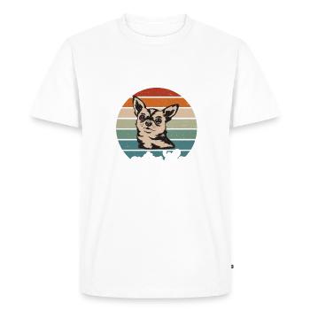 Chihuahua Gifts Chihuahua Owner - Men's Premium Organic T-Shirt - white - Front - Nico (187cm)