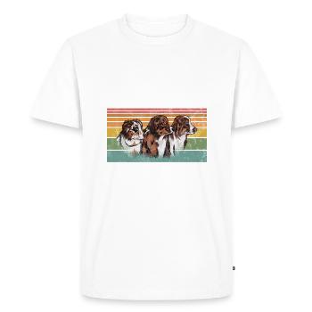 Australian Shepherd Gifts - Men's Premium Organic T-Shirt - white - Front - Nico (187cm)