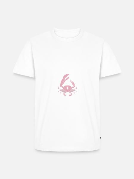 Krabbenliebhaber Geschenke - Männer Premium Bio T-Shirt - Weiß