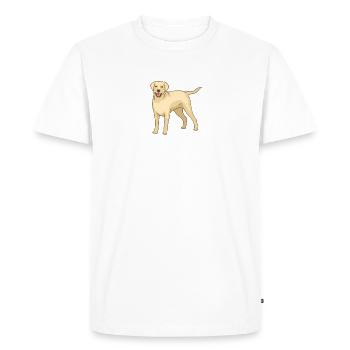 Cadeaux amoureux du Labrador - T-shirt Premium bio Homme - blanc - Devant - Nico (187cm)