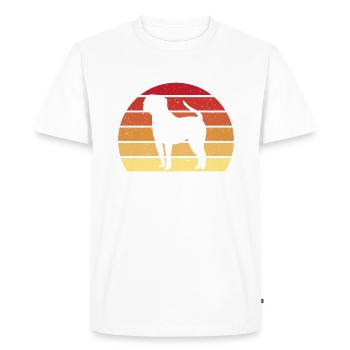 Cadeaux amoureux du Labrador - T-shirt Premium bio Homme - blanc - Devant - Nico (187cm)