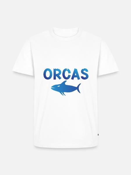 Orca Wal Geschenke - Männer Premium Bio T-Shirt - Weiß