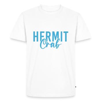 Hermit Crab Gifts - Men's Premium Organic T-Shirt - white - Front - Nico (187cm)