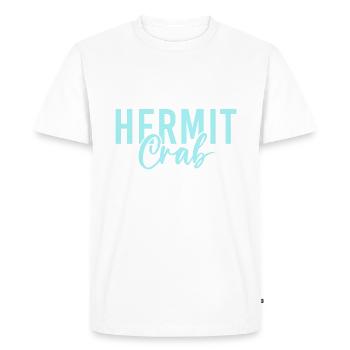 Hermit Crab Gifts - Men's Premium Organic T-Shirt - white - Front - Nico (187cm)