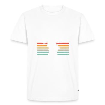 Hermit Crab Gifts - Men's Premium Organic T-Shirt - white - Front - Nico (187cm)