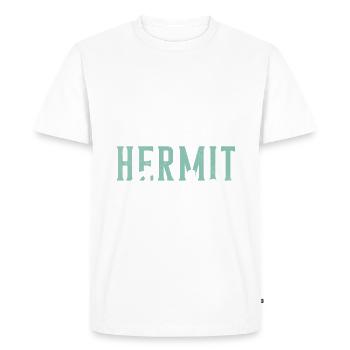 Hermit Crab Gifts - Men's Premium Organic T-Shirt - white - Front - Nico (187cm)