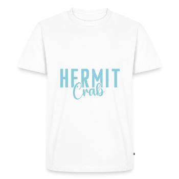 Hermit Crab Gifts - Men's Premium Organic T-Shirt - white - Front - Nico (187cm)