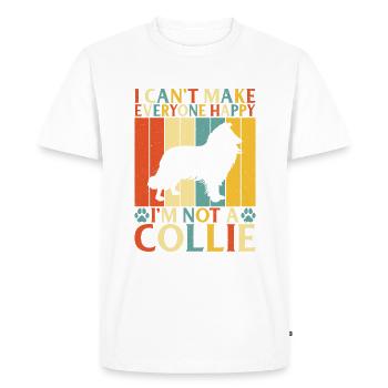 Cadeaux Collie - T-shirt Premium bio Homme - blanc - Devant - Nico (187cm)