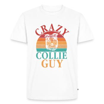 Cadeaux Collie - T-shirt Premium bio Homme - blanc - Devant - Nico (187cm)
