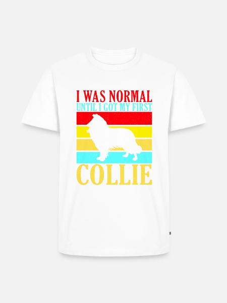 Cadeaux Collie - T-shirt Premium bio Homme - blanc