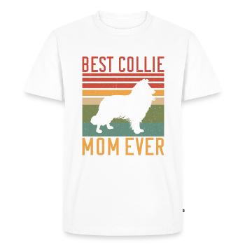 Cadeaux Collie - T-shirt Premium bio Homme - blanc - Devant - Nico (187cm)