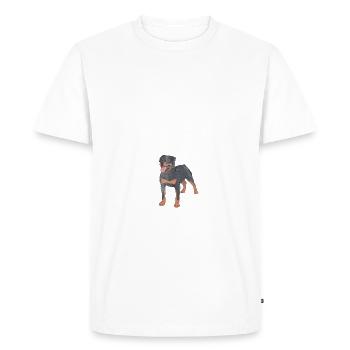 Rottweiler Gifts - Men's Premium Organic T-Shirt - white - Front - Nico (187cm)