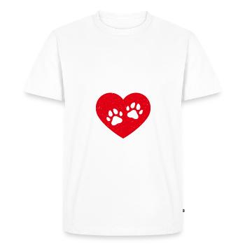 Cadeaux de propriétaire maltais - T-shirt Premium bio Homme - blanc - Devant - Nico (187cm)