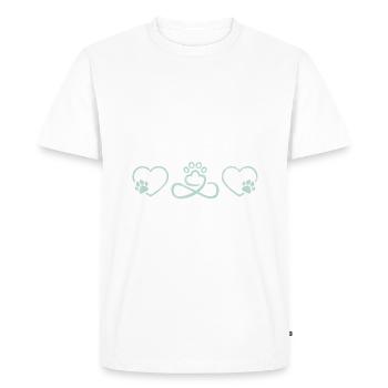 Rhodesian Ridgeback Gifts - Men's Premium Organic T-Shirt - white - Front - Nico (187cm)