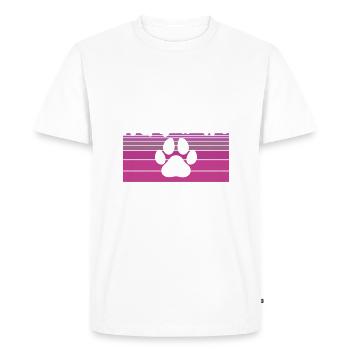 Rhodesian Ridgeback Gifts - Men's Premium Organic T-Shirt - white - Front - Nico (187cm)