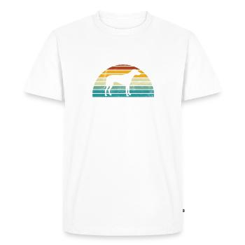 Rhodesian Ridgeback Gifts - Men's Premium Organic T-Shirt - white - Front - Nico (187cm)