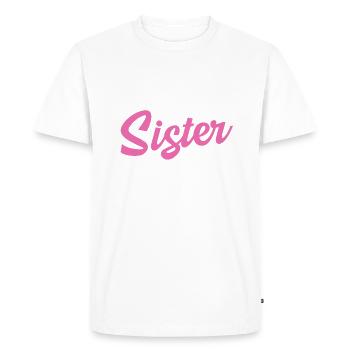 Little Brother Gifts - Men's Premium Organic T-Shirt - white - Front - Nico (187cm)