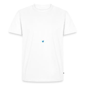 Middle Brother Gifts - Men's Premium Organic T-Shirt - white - Front - Nico (187cm)