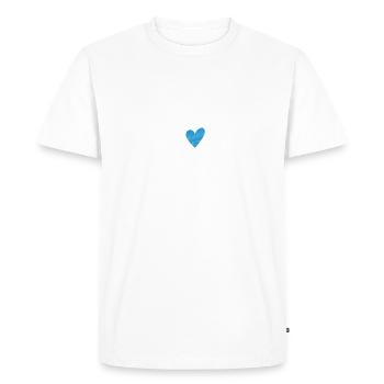 Middle Brother Gifts - Men's Premium Organic T-Shirt - white - Front - Nico (187cm)
