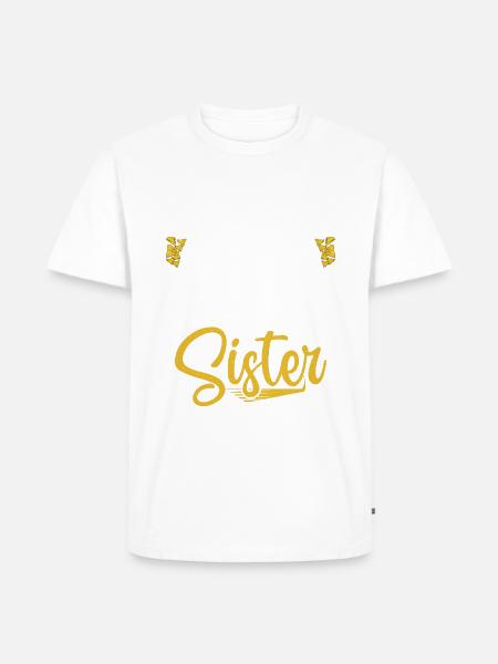 Big Sister Gift - Männer Premium Bio T-Shirt - Weiß