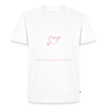 Cadeaux Petite Soeur - T-shirt Premium bio Homme - blanc - Devant - Nico (187cm)