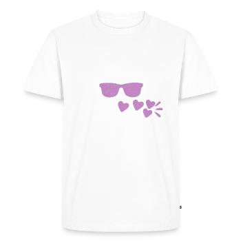 Cadeaux Petite Soeur - T-shirt Premium bio Homme - blanc - Devant - Nico (187cm)
