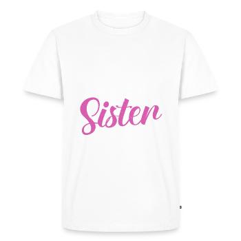 Little Sister Gifts - Men's Premium Organic T-Shirt - white - Front - Nico (187cm)
