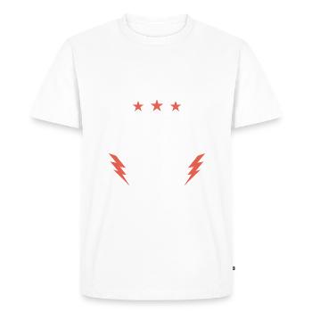 Cadeaux pour les enfants les plus âgés - T-shirt Premium bio Homme - blanc - Devant - Nico (187cm)