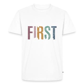 Cadeaux pour les enfants les plus âgés - T-shirt Premium bio Homme - blanc - Devant - Nico (187cm)
